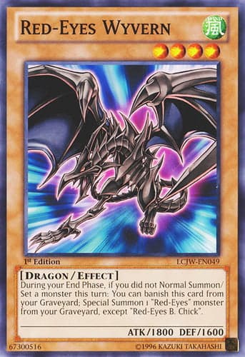 Red-Eyes Wyvern - LCJW-EN049 Common 1st Edition