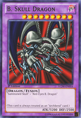 Black Skull Dragon - LCJW-EN054 Rare 1st Edition