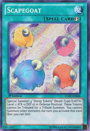 Scapegoat - LCJW-EN066 Secret Rare 1st Edition