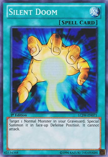 Silent Doom - LCJW-EN071 Super Rare 1st Edition