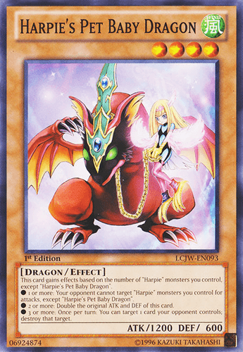 Harpie's Pet Baby Dragon - LCJW-EN093 Common 1st Edition