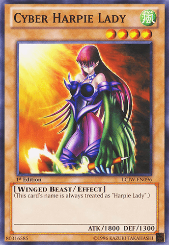 Cyber Harpie Lady - LCJW-EN096 Common 1st Edition