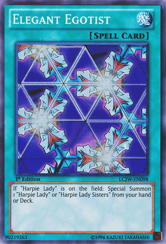 Elegant Egotist - LCJW-EN098 Super Rare 1st Edition