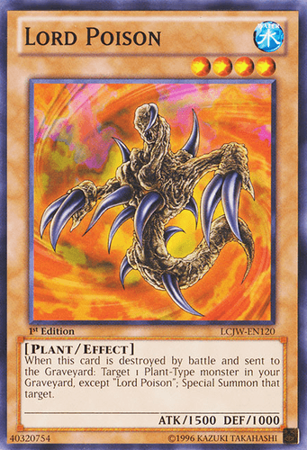 Lord Poison - LCJW-EN120 Common 1st Edition