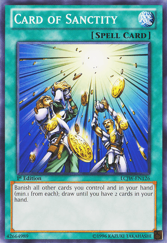 Card of Sanctity - LCJW-EN126 Common 1st Edition