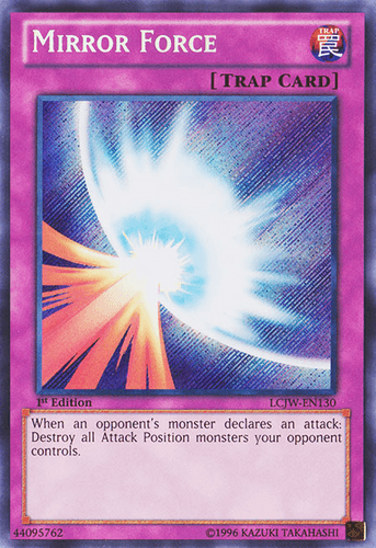 Mirror Force - LCJW-EN130 Secret Rare 1st Edition