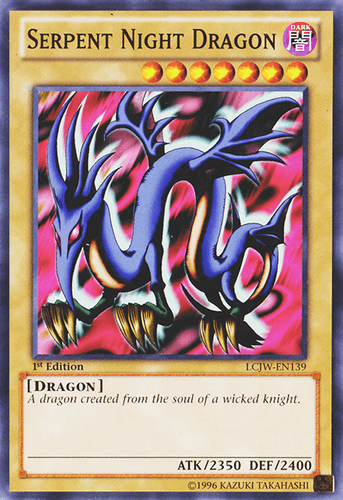 Serpent Night Dragon - LCJW-EN139 Common 1st Edition