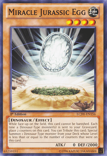 Miracle Jurassic Egg - LCJW-EN156 Common 1st Edition
