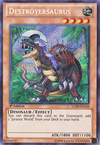 Destroyersaurus - LCJW-EN158 Secret Rare 1st Edition