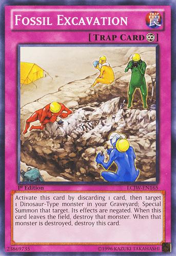 Fossil Excavation - LCJW-EN165 Common 1st Edition