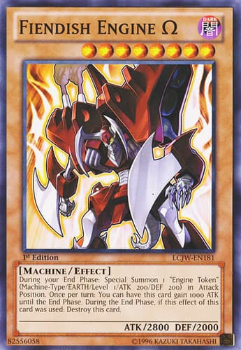 Fiendish Engine Omega - LCJW-EN181 Common 1st Edition