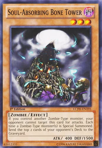 Soul-Absorbing Bone Tower - LCJW-EN195 Common 1st Edition