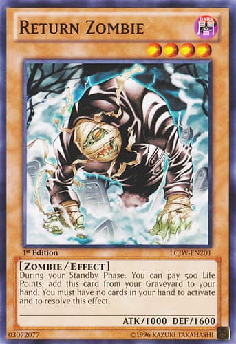 Return Zombie - LCJW-EN201 Common 1st Edition