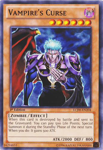 Vampire's Curse - LCJW-EN204 Common 1st Edition