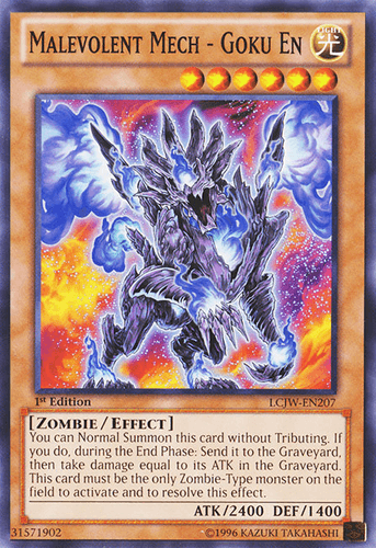 Malevolent Mech - Goku En - LCJW-EN207 Common 1st Edition