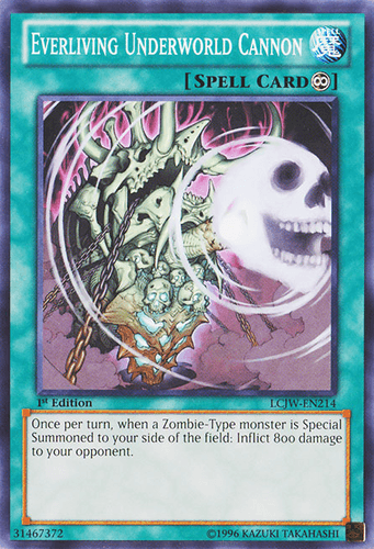 Everliving Underworld Cannon - LCJW-EN214 Common 1st Edition