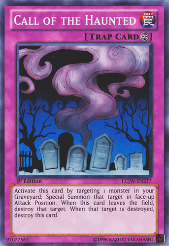 Call of the Haunted - LCJW-EN217 Super Rare 1st Edition