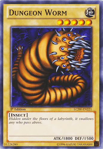 Dungeon Worm - LCJW-EN221 Common 1st Edition