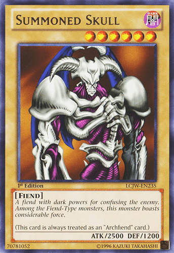 Summoned Skull - LCJW-EN235 Rare 1st Edition