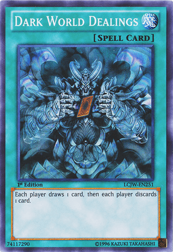 Dark World Dealings - LCJW-EN251 Super Rare 1st Edition