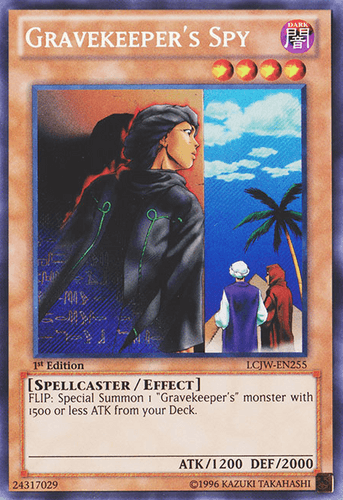 Gravekeeper's Spy - LCJW-EN255 Secret Rare 1st Edition