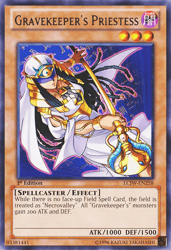 Gravekeeper's Priestess - LCJW-EN258 Rare 1st Edition