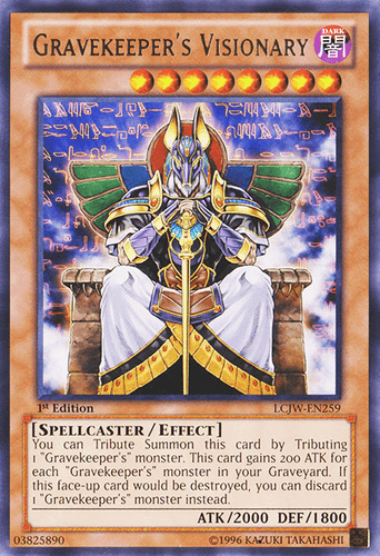 Gravekeeper's Visionary - LCJW-EN259 Rare 1st Edition