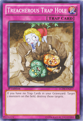 Treacherous Trap Hole - LCJW-EN277 Common 1st Edition