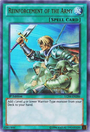 Reinforcement of the Army - LCJW-EN286 Ultra Rare 1st Edition