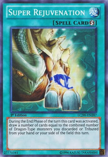 Super Rejuvenation - LCJW-EN287 Super Rare 1st Edition