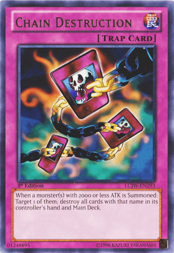 Chain Destruction - LCJW-EN293 Rare 1st Edition