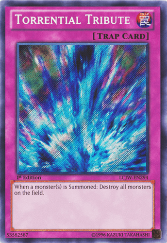 Torrential Tribute - LCJW-EN294 Secret Rare 1st Edition