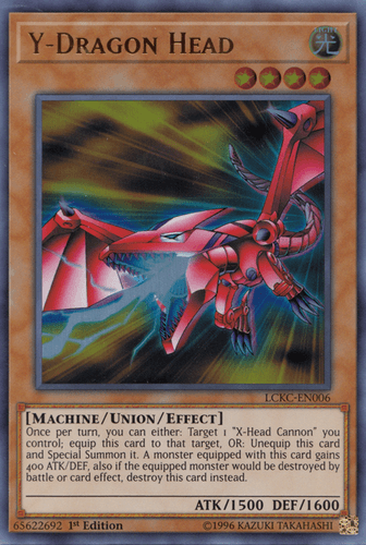 Y-Dragon Head - LCKC-EN006 Ultra Rare 1st Edition