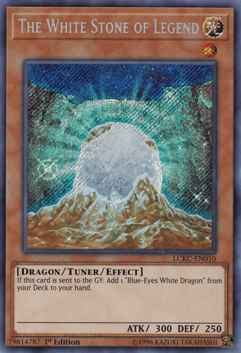 The White Stone of Legend - LCKC-EN010 Secret Rare 1st Edition