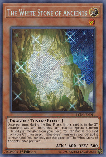 The White Stone of Ancients - LCKC-EN011 Secret Rare Unlimited
