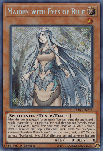 Maiden with Eyes of Blue - LCKC-EN012 Secret Rare Unlimited