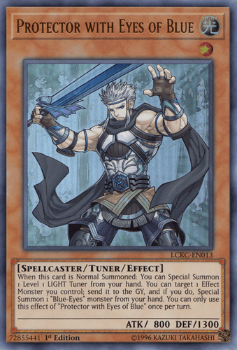 Protector with Eyes of Blue - LCKC-EN013 Ultra Rare 1st Edition