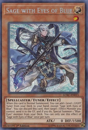 Sage with Eyes of Blue - LCKC-EN015 Secret Rare Unlimited