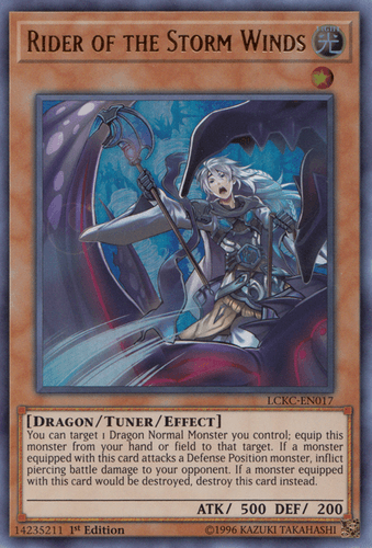 Rider of the Storm Winds - LCKC-EN017 Ultra Rare Unlimited