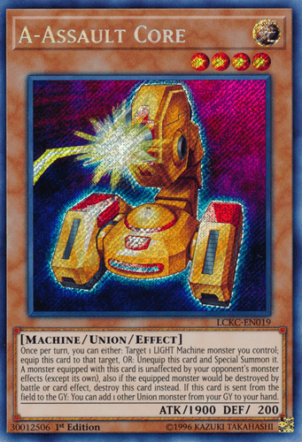 A-Assault Core - LCKC-EN019 Secret Rare 1st Edition