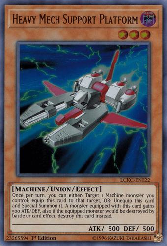 Heavy Mech Support Platform - LCKC-EN022 Ultra Rare 1st Edition