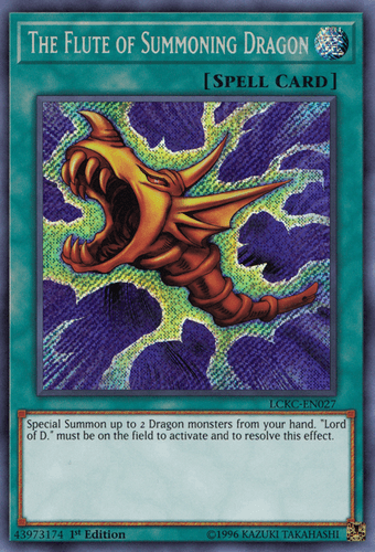 The Flute of Summoning Dragon - LCKC-EN027 Secret Rare Unlimited