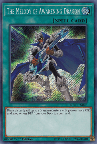 The Melody of Awakening Dragon - LCKC-EN028 Secret Rare 1st Edition