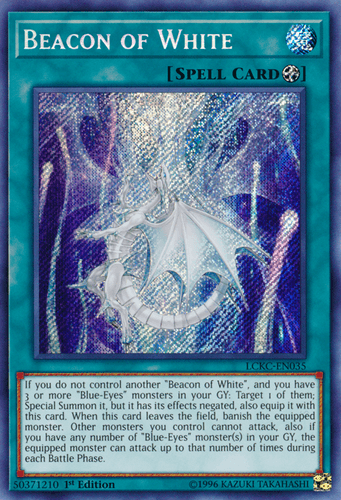 Beacon of White - LCKC-EN035 Secret Rare Unlimited