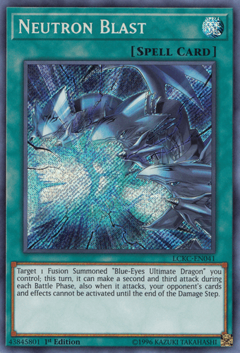 Neutron Blast - LCKC-EN041 Secret Rare 1st Edition
