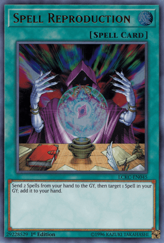 Spell Reproduction - LCKC-EN045 Ultra Rare 1st Edition