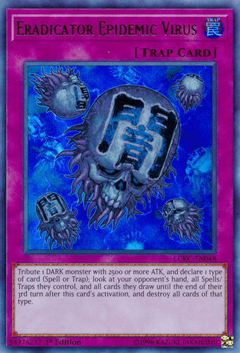 Eradicator Epidemic Virus - LCKC-EN048 Ultra Rare 1st Edition