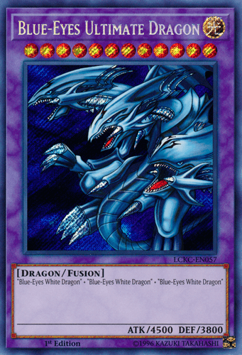 Blue-Eyes Ultimate Dragon - LCKC-EN057 Secret Rare Unlimited