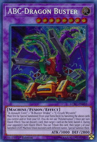 ABC-Dragon Buster - LCKC-EN059 Secret Rare 1st Edition