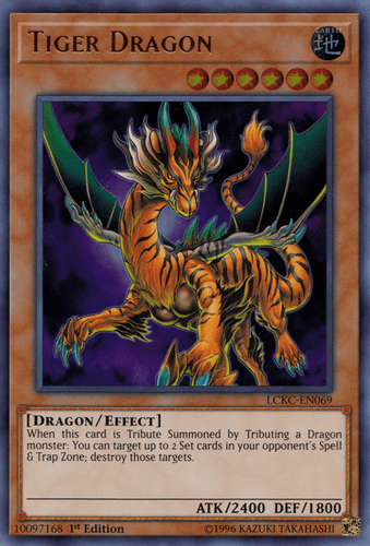 Tiger Dragon - LCKC-EN069 Ultra Rare 1st Edition